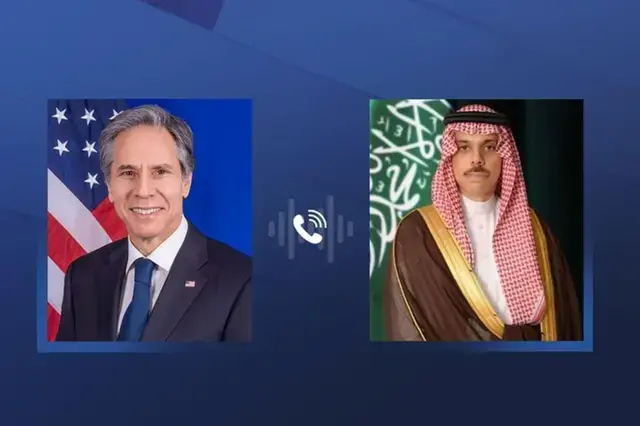Saudi, US FMs discuss regional escalation